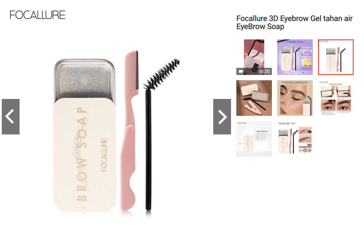 FOCALLURE 3D Eyebrow Gel