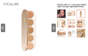 FOCALLURE 5-in-1 Concealer Palette