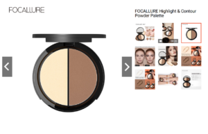 FOCALLURE Highlight Contour Powder Palette