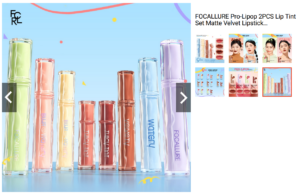 FOCALLURE Pro Lipop 2PCS Lip Tint Set