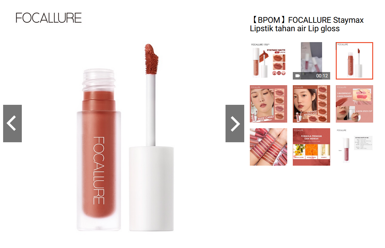 FOCALLURE Staymax Lipstik