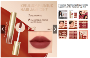 Focallure GoldenAge Liquid Matte Lipstik