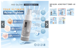 MS GLOW ACNE FIGHT TONER