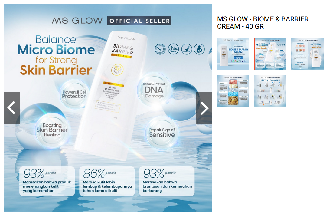 MS GLOW BIOME BARRIER CREAM