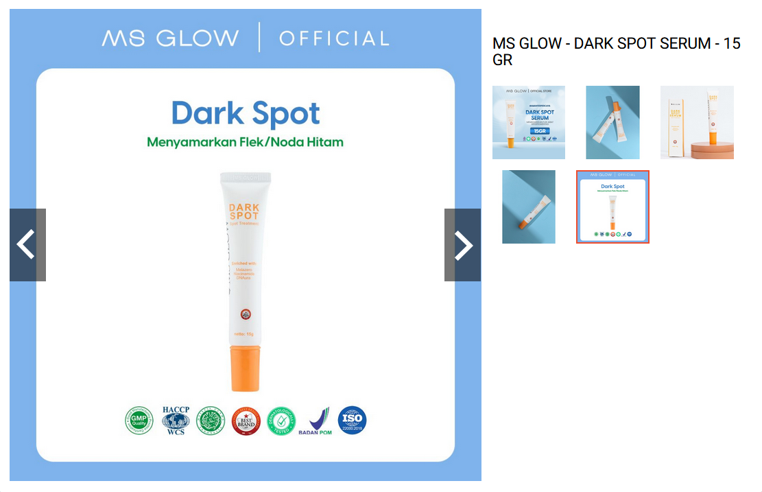 MS GLOW DARK SPOT SERUM