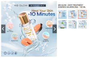 MS GLOW DEEP TREATMENT ESSENCE SALMON DNA