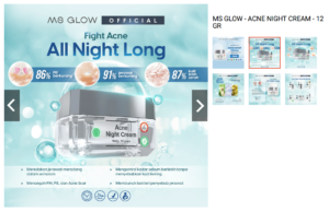 MS Glow Acne Night Cream