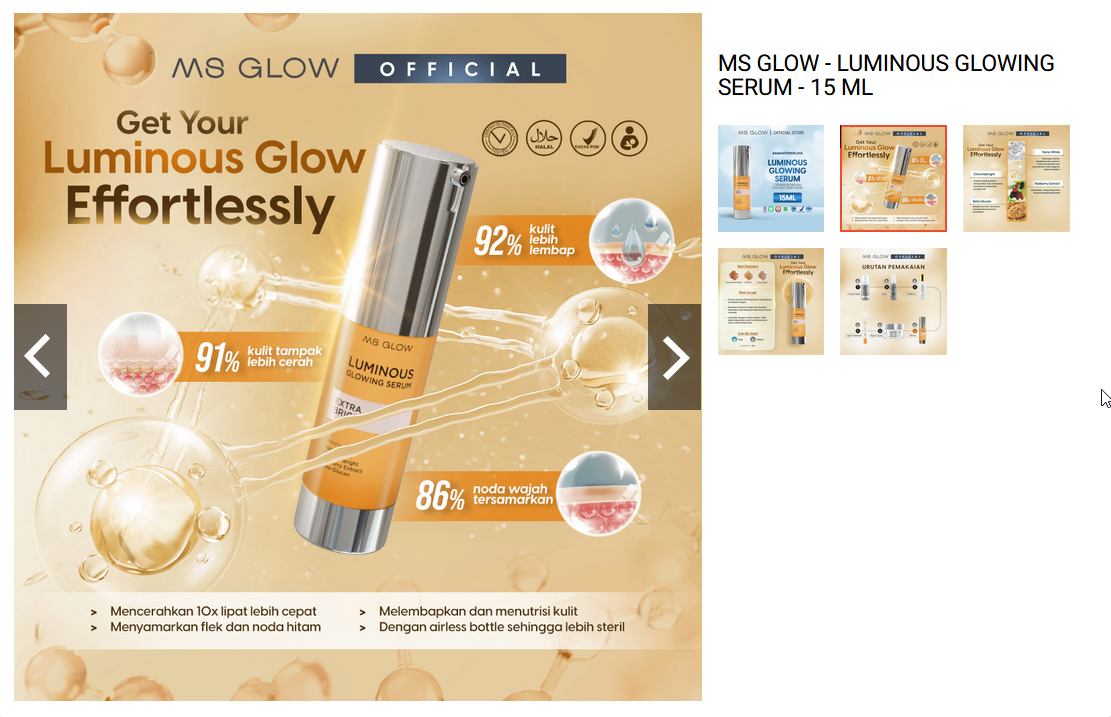 MS Glow Luminous Glowing Serum