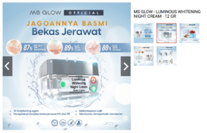 MS Glow Luminous Whitening Night Cream