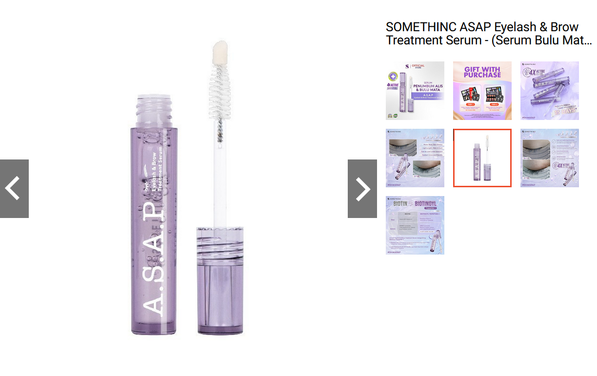 SOMETHINC ASAP Eyelash & Brow Treatment Serum