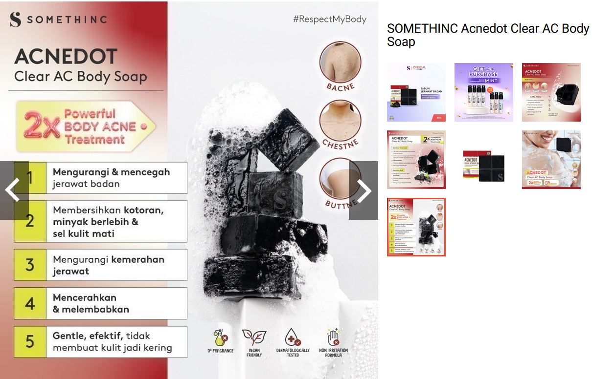 SOMETHINC Acnedot Clear AC Body Soap