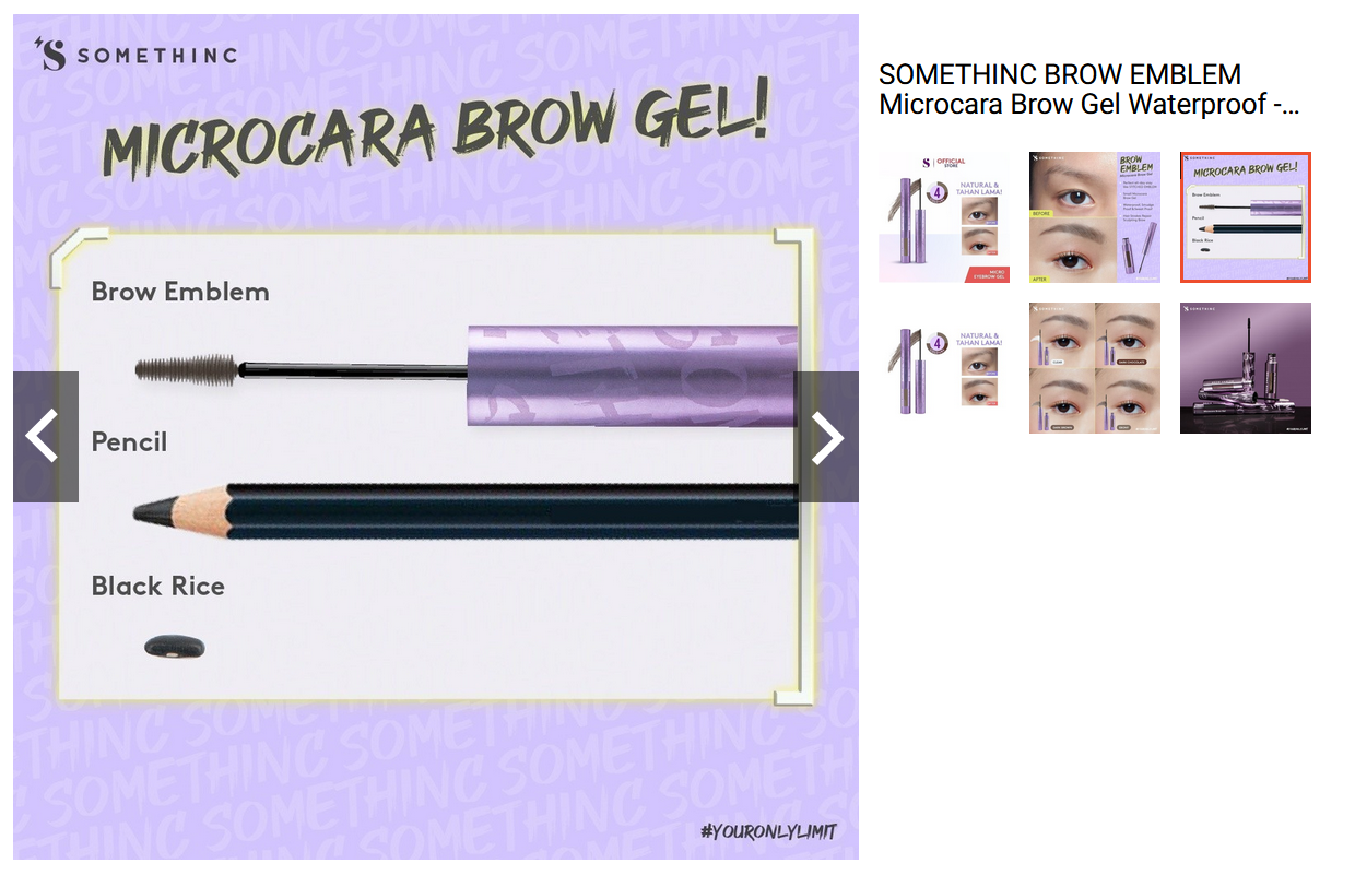 SOMETHINC BROW EMBLEM Microcara Brow Gel Waterproof