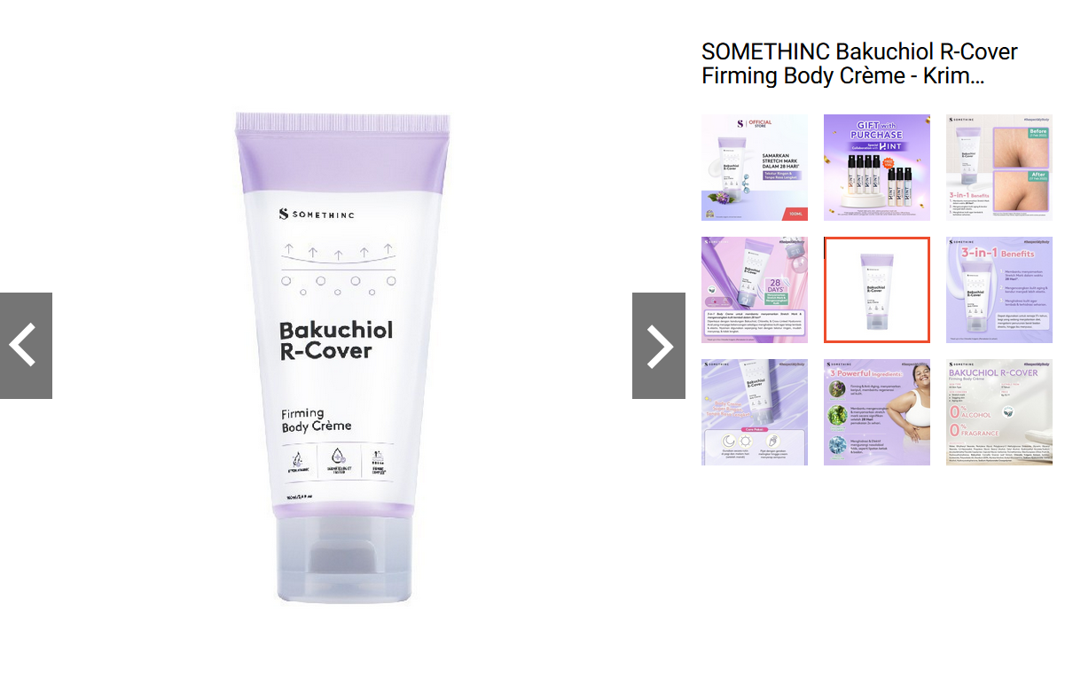 SOMETHINC Bakuchiol R-Cover Firming Body Crème