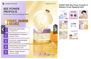 SOMETHINC Bee Power Propolis Manuka Honey Sleeping Mask