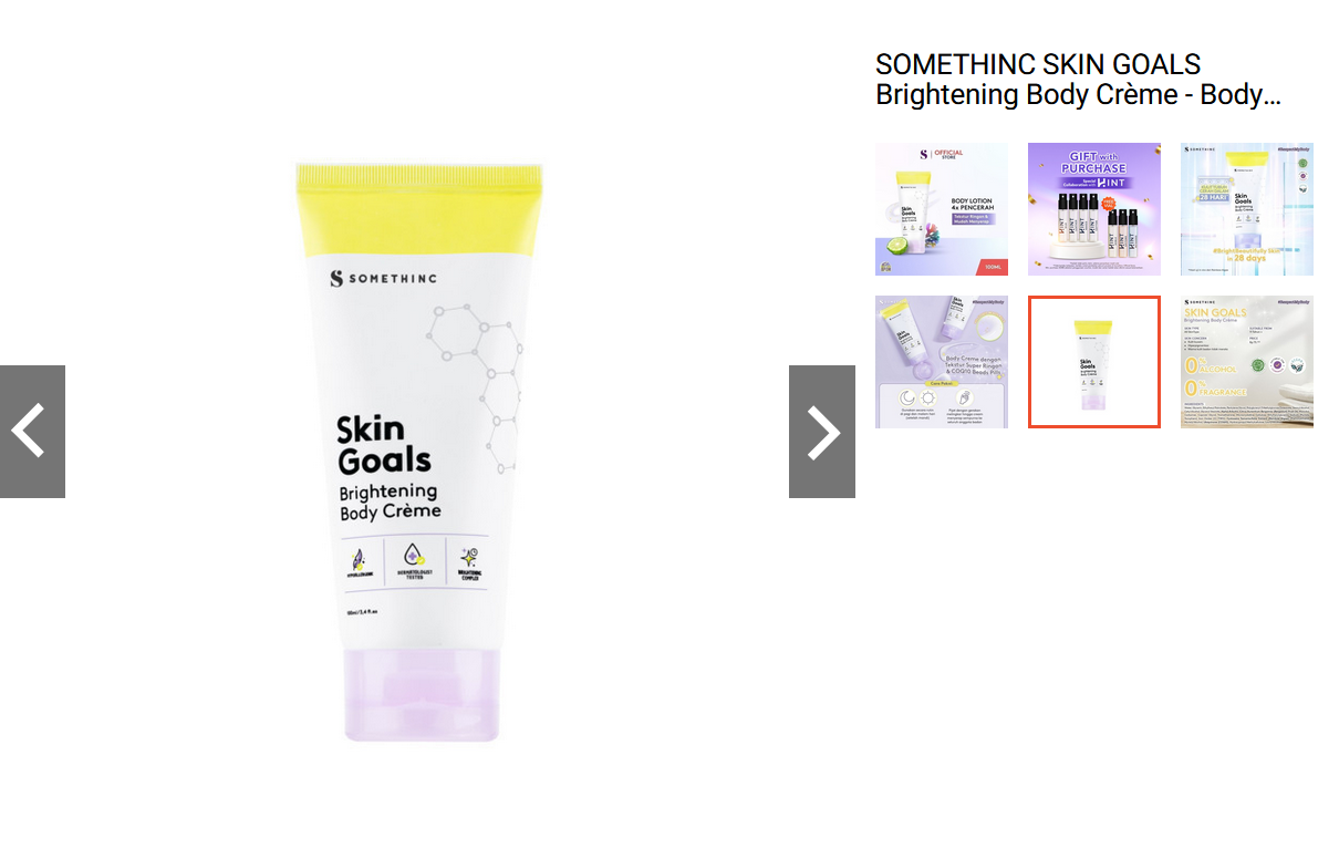 SOMETHINC Brightening Body Crème