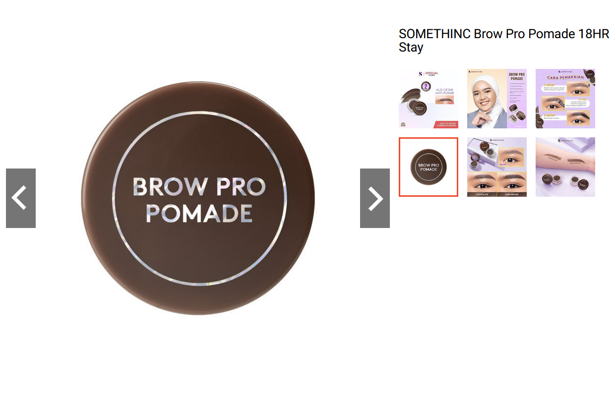 SOMETHINC Brow Pro Pomade 18HR Stay