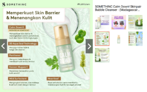 SOMETHINC Calm Down! Skinpair Bubble Cleanser