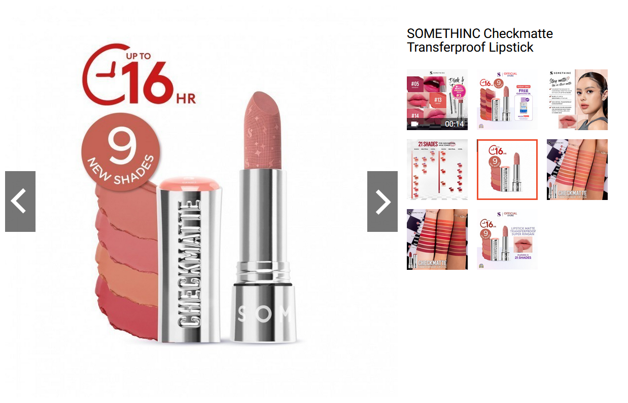 SOMETHINC Checkmatte Transferproof Lipstick