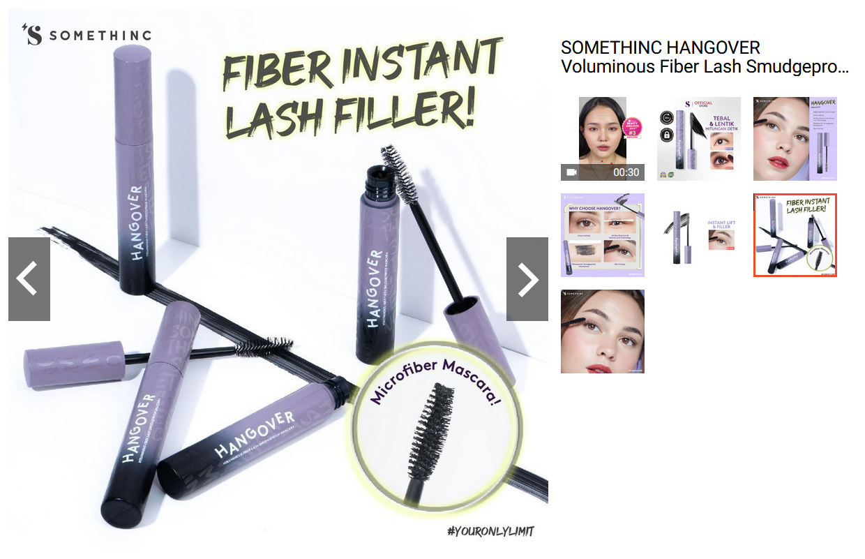 SOMETHINC HANGOVER Voluminous Fiber Lash Mascara