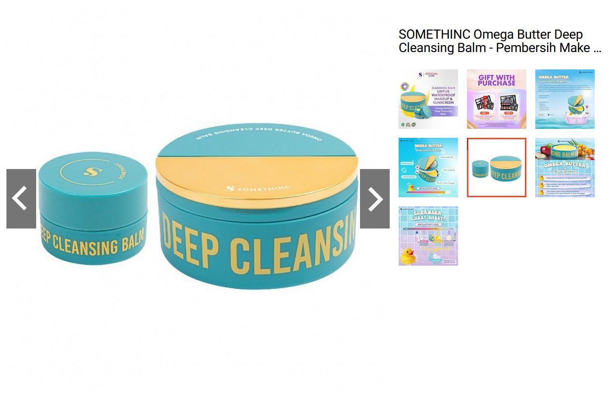 SOMETHINC Omega Butter Deep Cleansing Balm