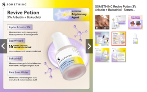 SOMETHINC Revive Potion 3% Arbutin + Bakuchiol Serum