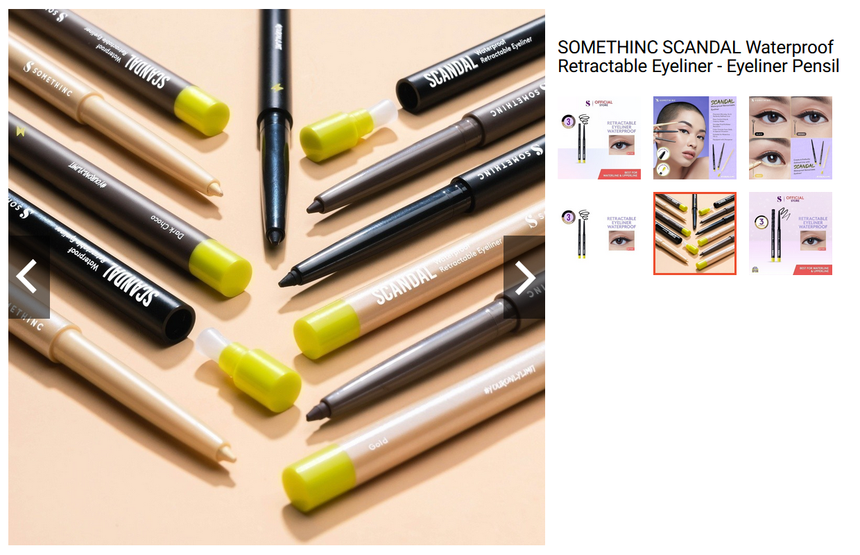 SOMETHINC SCANDAL Waterproof Retractable Eyeliner