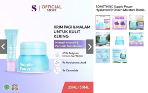 SOMETHINC Supple Power Hyaluronic9+ Onsen Moisture Bomb Gel