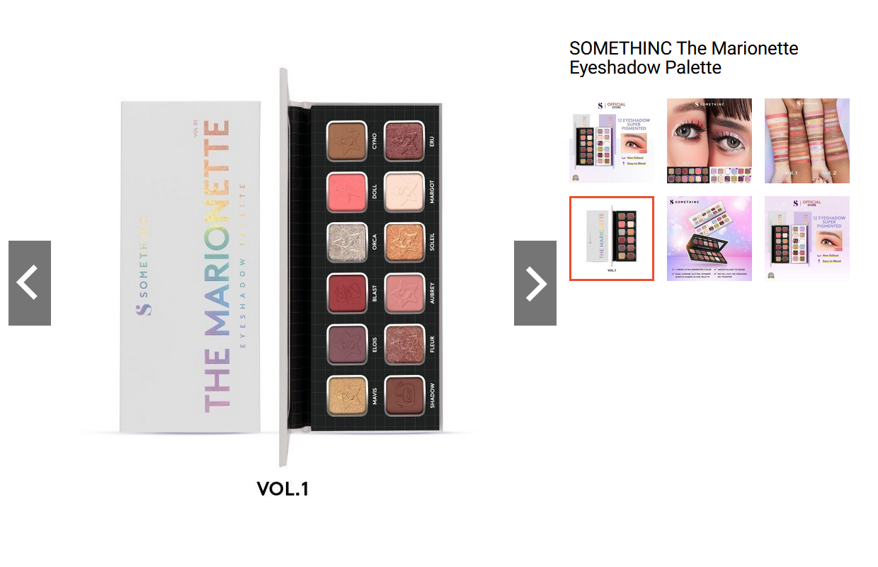 SOMETHINC The Marionette Eyeshadow Palette