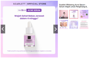 Scarlett Whitening Acne Serum