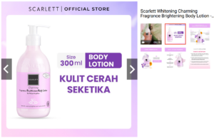 Scarlett Whitening Charming Lotion