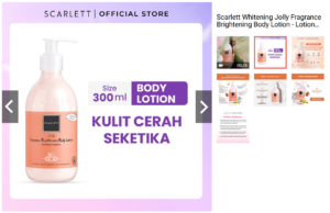 Scarlett Whitening Jolly Lotion