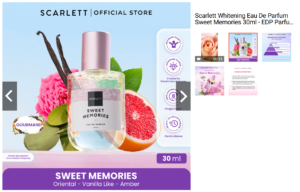 Scarlett Whitening Parfum Sweet Memories