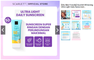 Scarlett Whitening Sunscreen