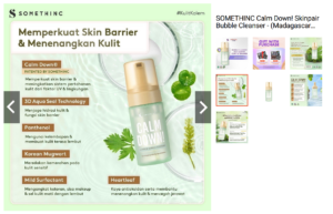 Somethinc Calm Down Skinpair Bubble Cleanser