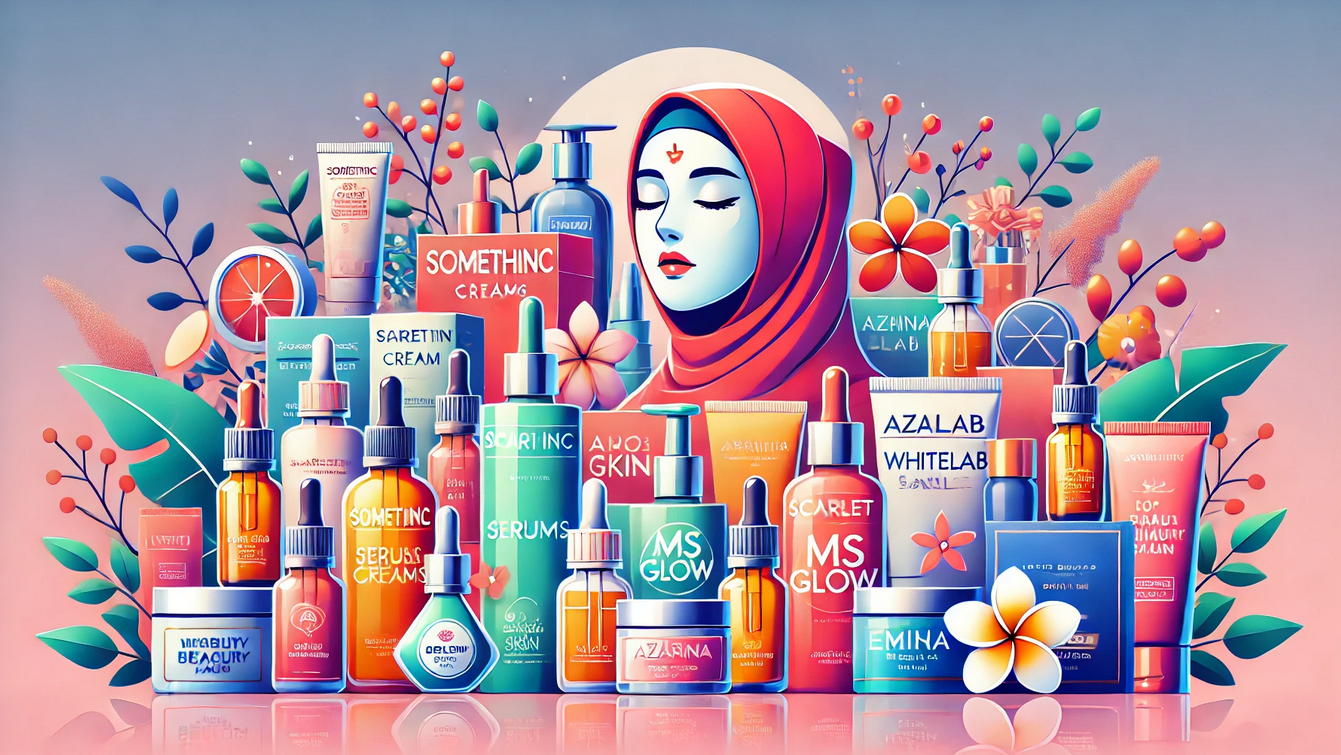 Ilustrasi brand skincare lokal terlaris